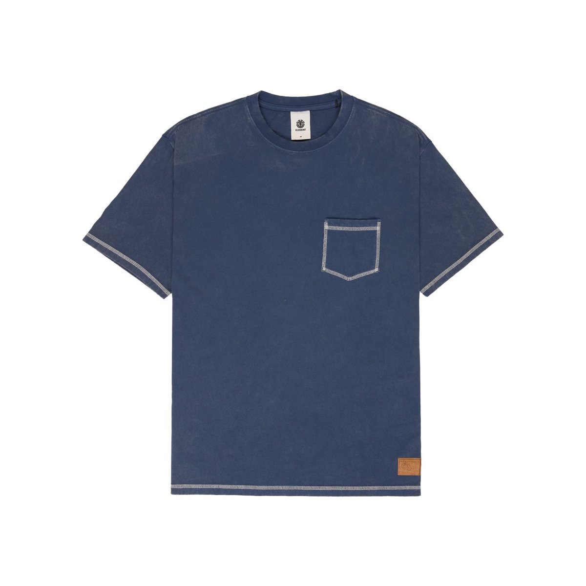 T-Shirt à manches courtes CARGO POCKET bleu dark denim, ELEMENT
