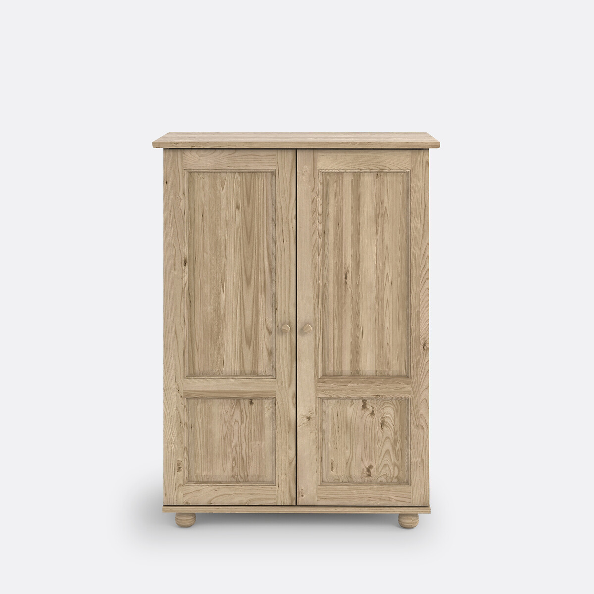 Armoire H120 cm, penderie, Redmond bois clair brut, SO'HOME