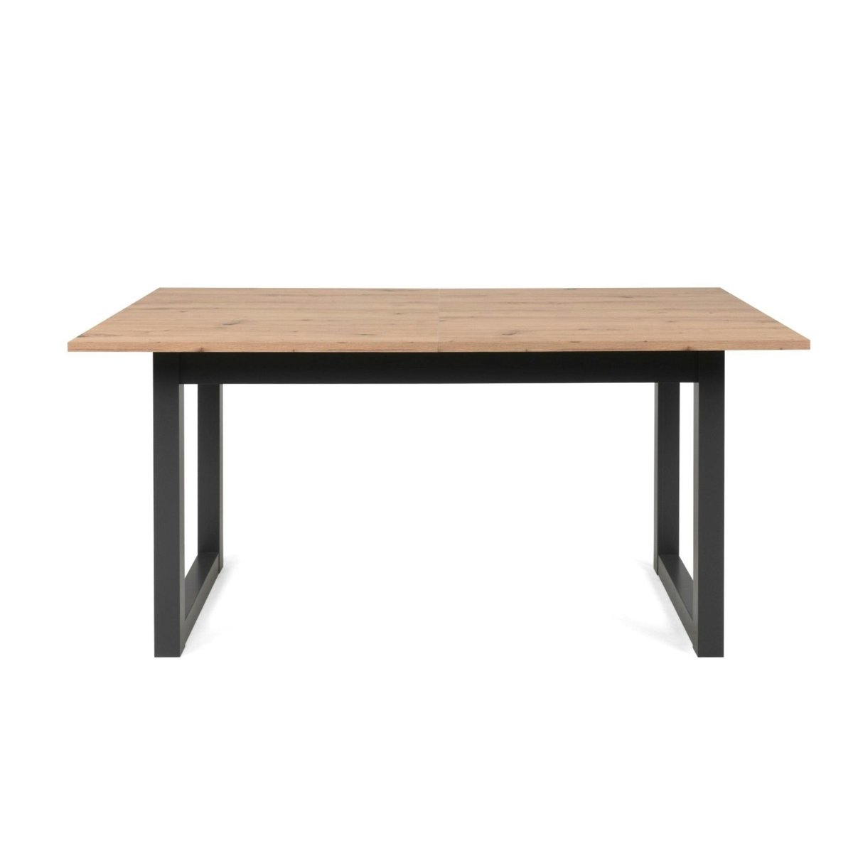 Table à manger extensible effet chêne 120-160 cm ALVA bois naturel, PIER IMPORT