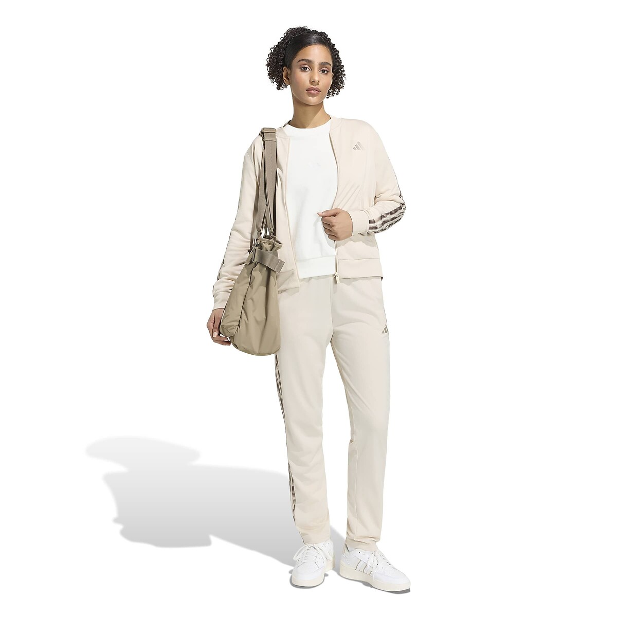 Ensemble de survêtement léopard Essentials 3 stripes beige/léopard, ADIDAS SPORTSWEAR