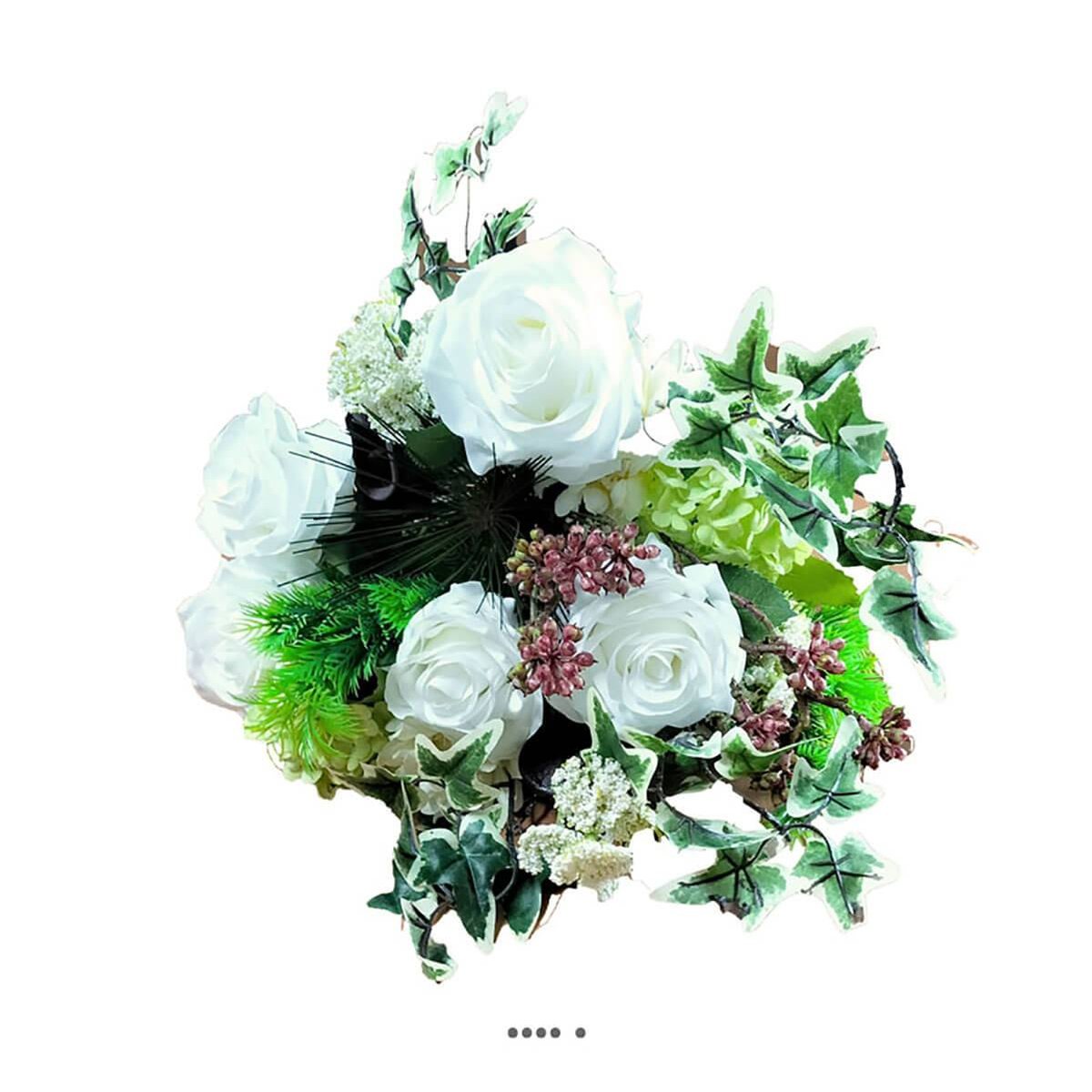 Superbe bouquet de fleurs artificielles créat multicouleur, ARTIFICIELLES