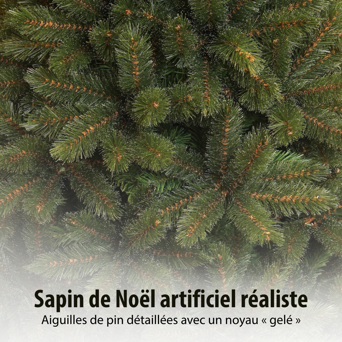 Sapin de Noël artificiel H215 cm FOREST FROSTED vert, TRIUMPH TREE