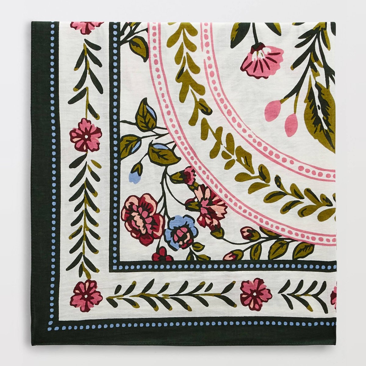 Foulard imprimé en coton BIO GOTS butter cream, MONOPRIX