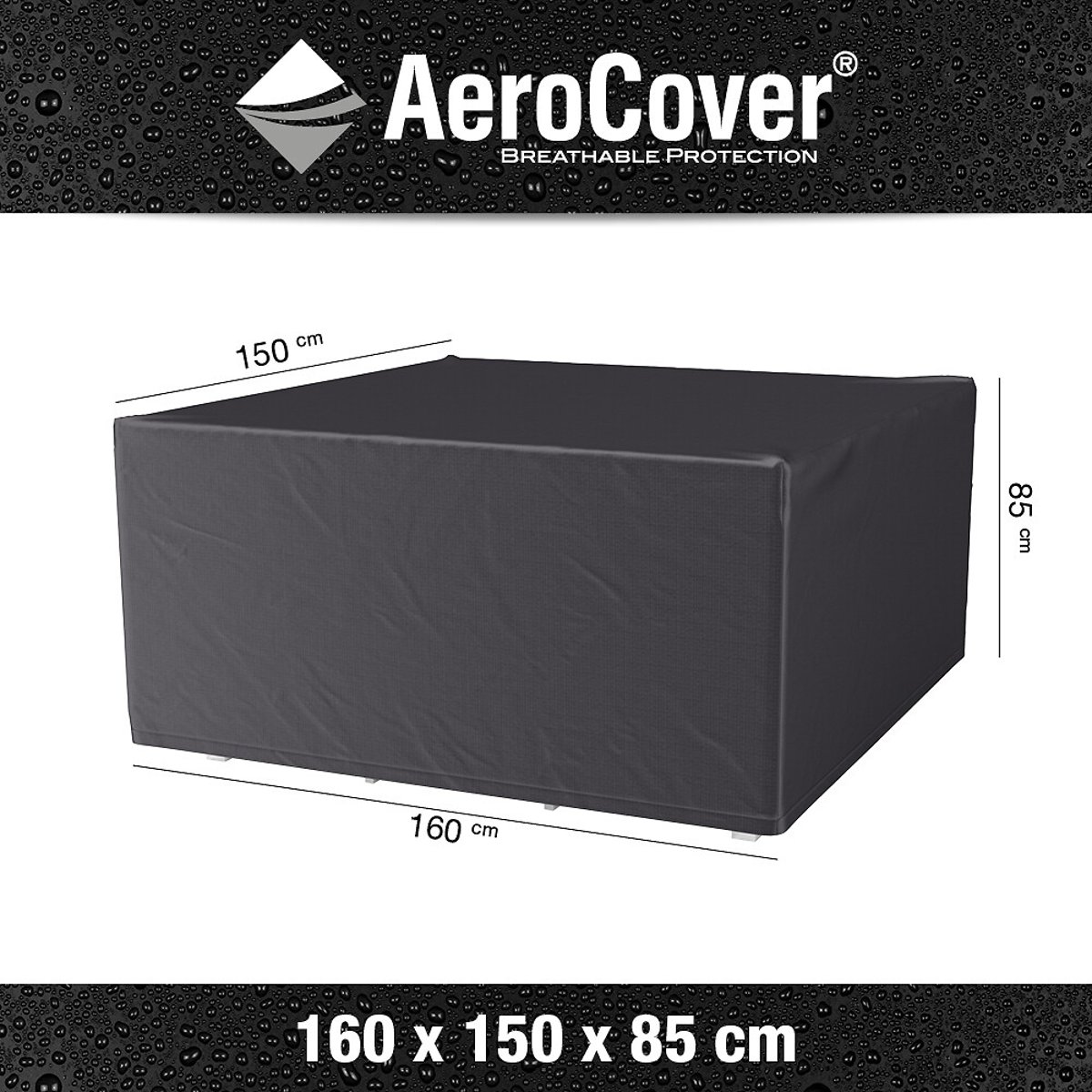 Garden Set Cover 150x160cm grey, AEROCOVER