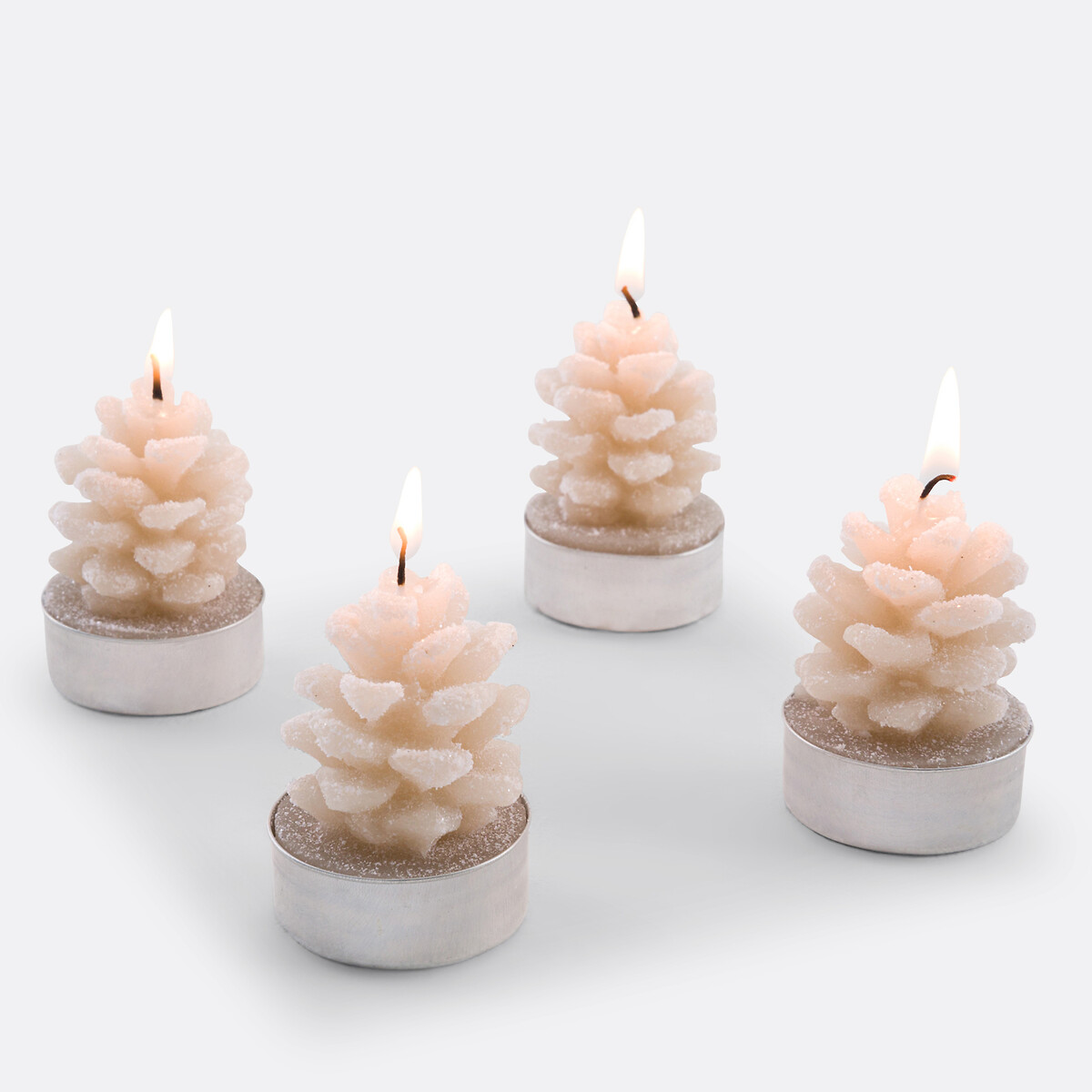 Lote de 4 velas, Caspar bege, LA REDOUTE INTERIEURS