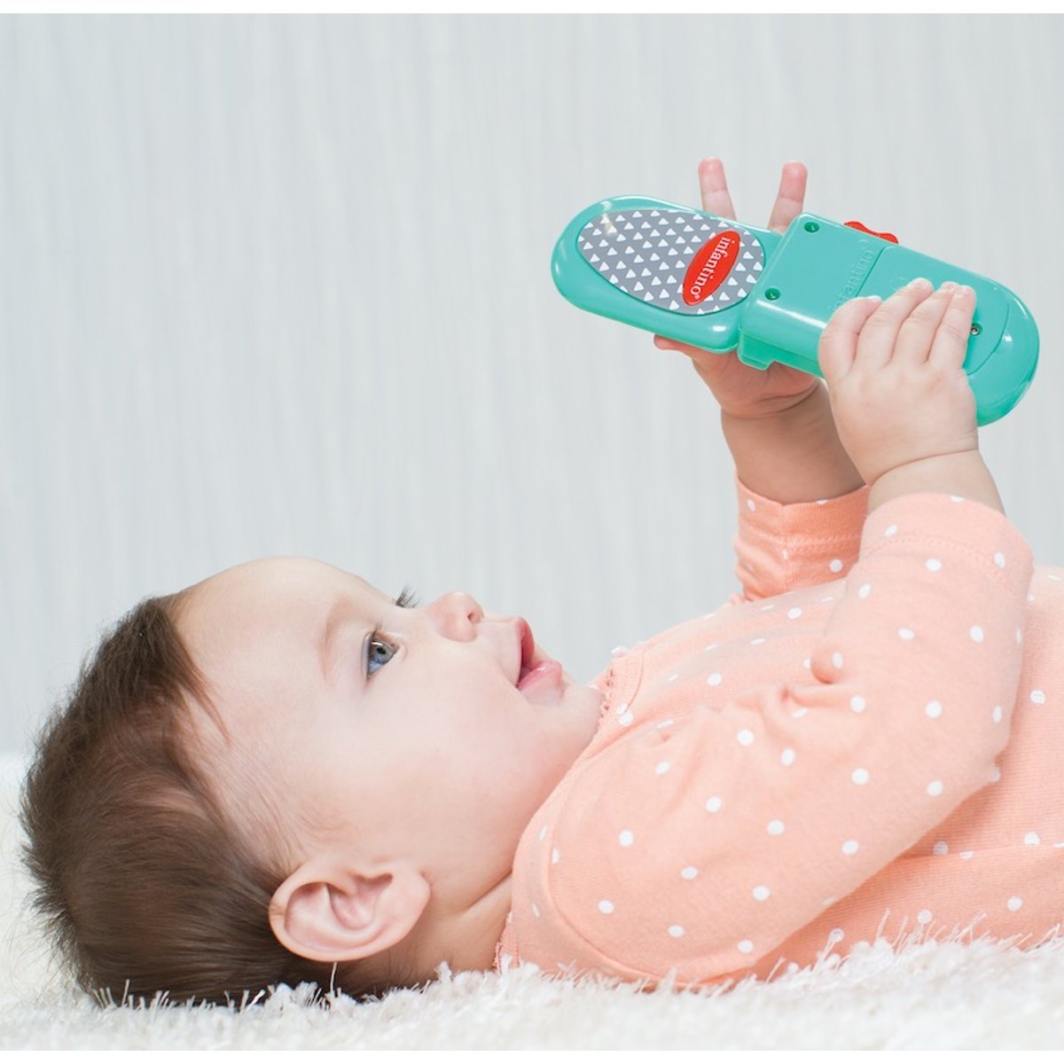 Téléphone bébé vert, gris, INFANTINO