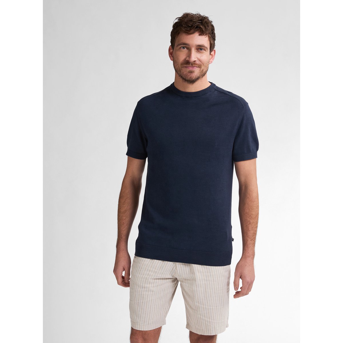 Pull en maille baysideview bleu navy blue, PETROL INDUSTRIES