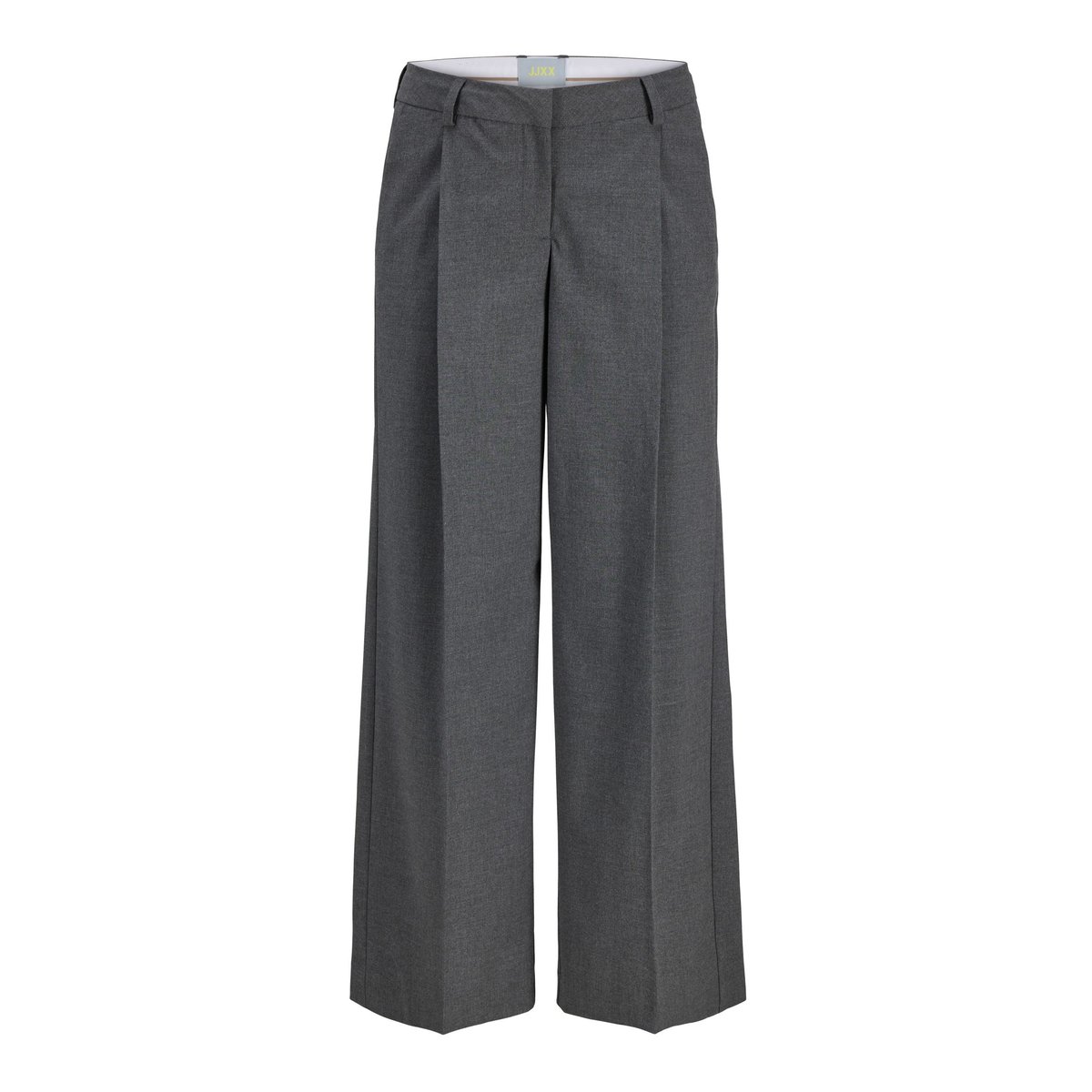 Pantalon À Jambe Large dark grey melange 1, JJXX