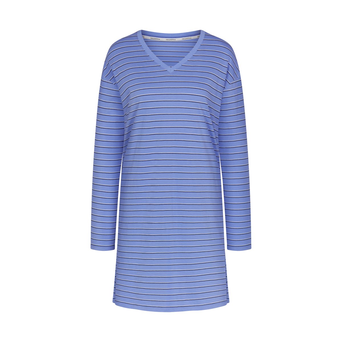 Chemise de nuit manches longues MINIMALISTIC bleu, TRIUMPH