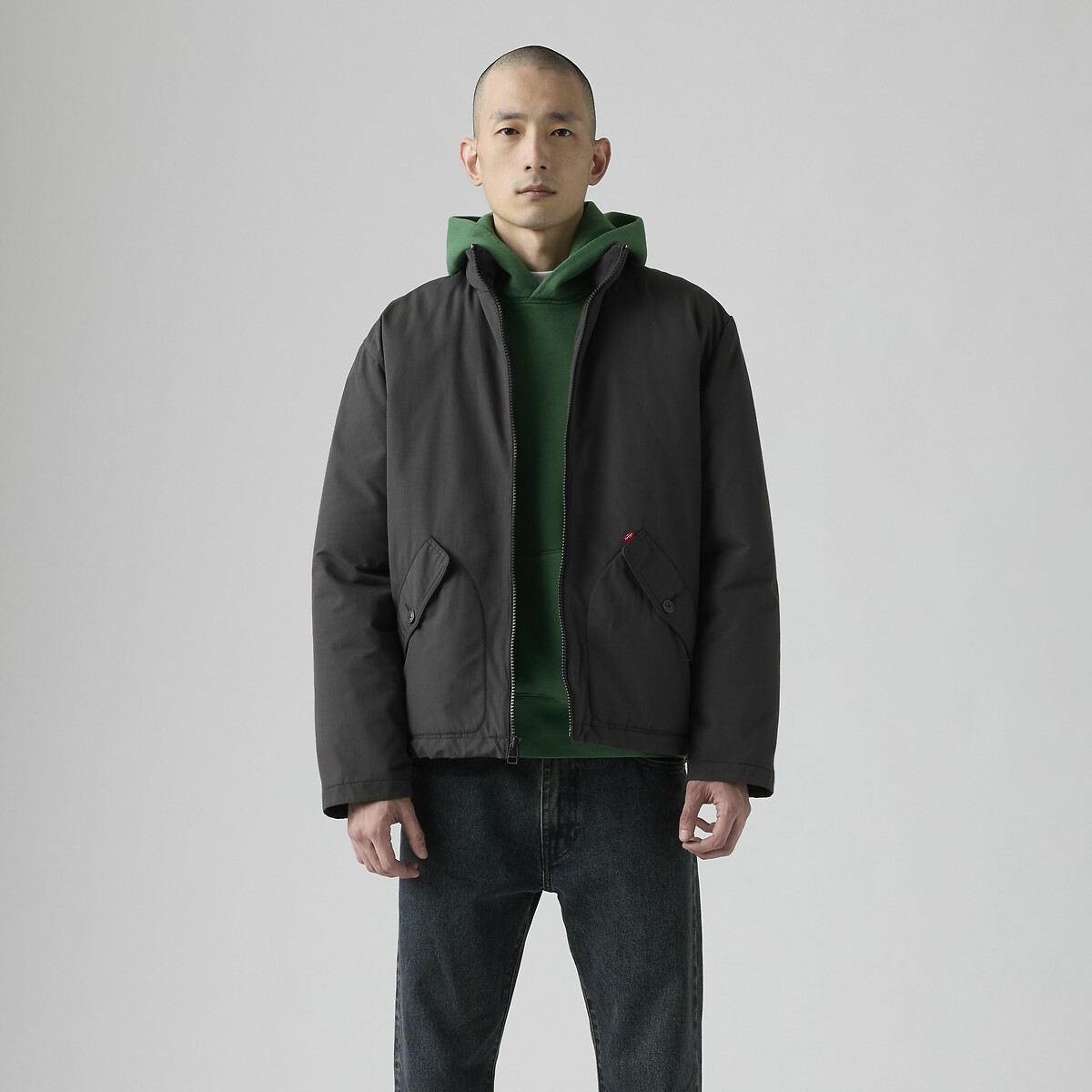 Briggs Short Padded Jacket black, LEVI'S