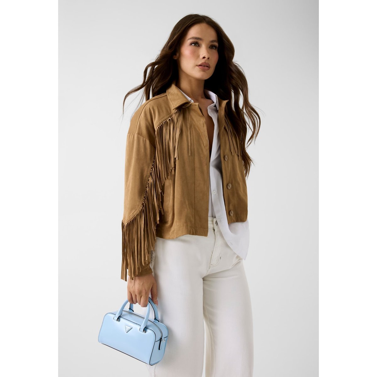 Sac À Bandoulière Arnela bleu clair, GUESS