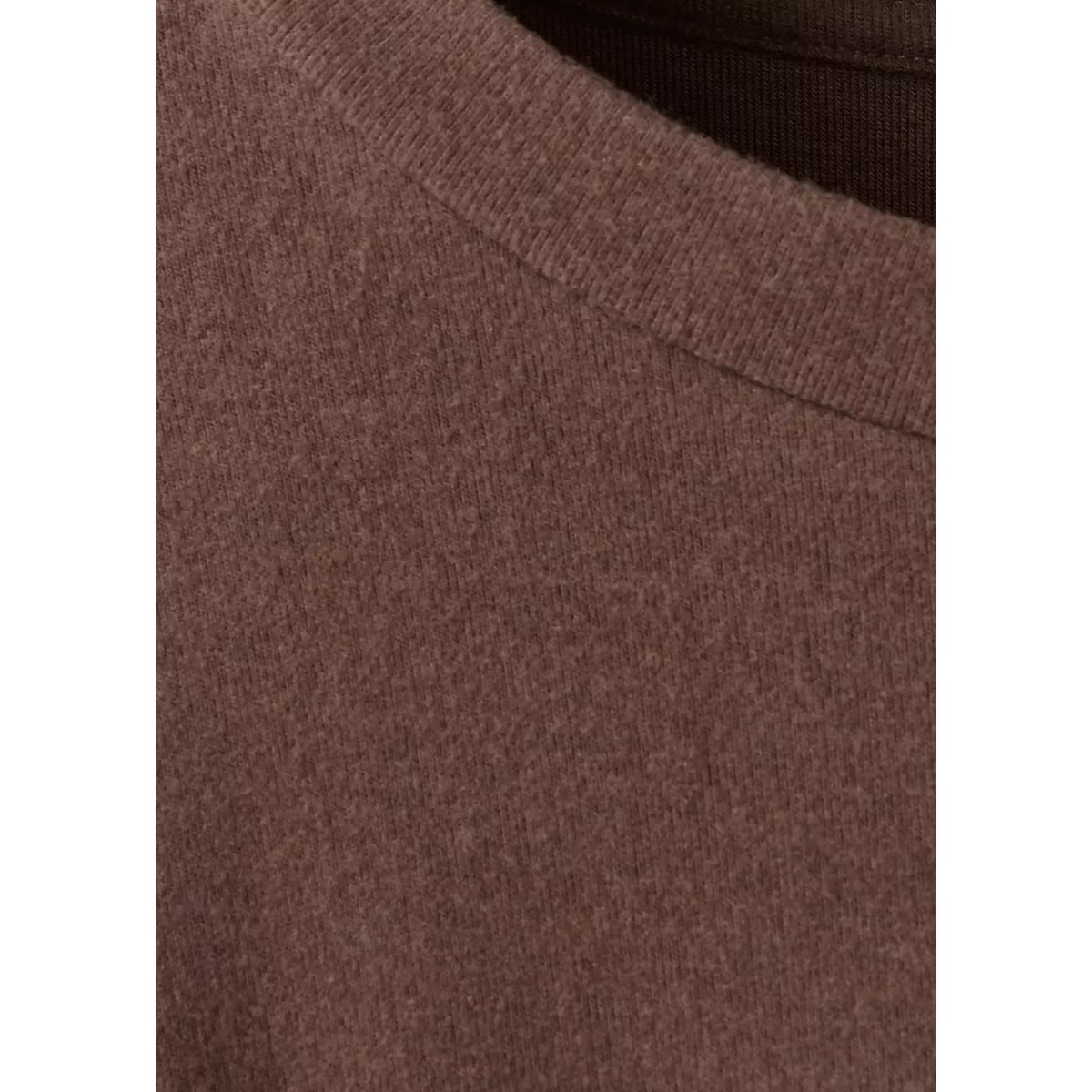 Robe en maille détail nœud marron, MANGO KIDS
