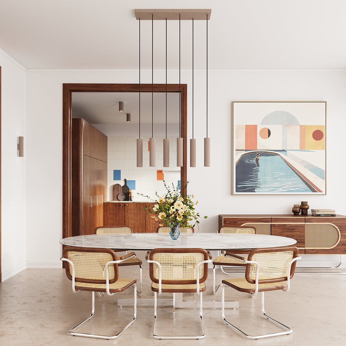Plafonnier Aluminium Taupe LED 1 Ivar taupe, EDEN