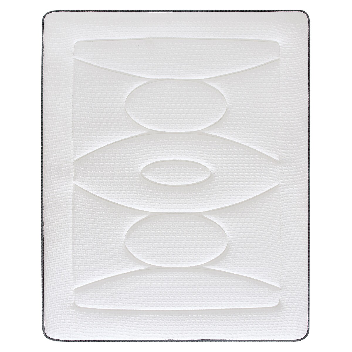Colchão híbrido, molas ensacadas e espuma BULTEX, apoio firme, RESTORE branco/cinzento, BULTEX