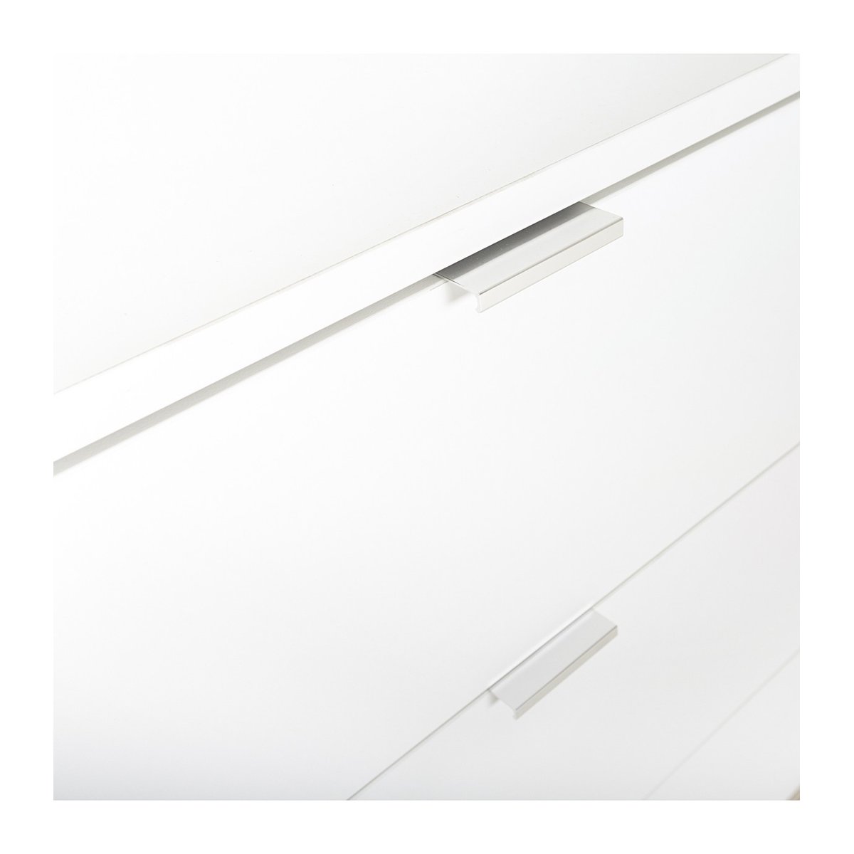 Meuble TV 2 Portes 2 Niches L160 cm - COPENHAGUE blanc, CALICOSY