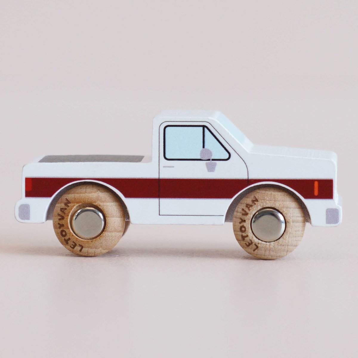 Voiture Charlie No 30 blanc, LE TOY VAN