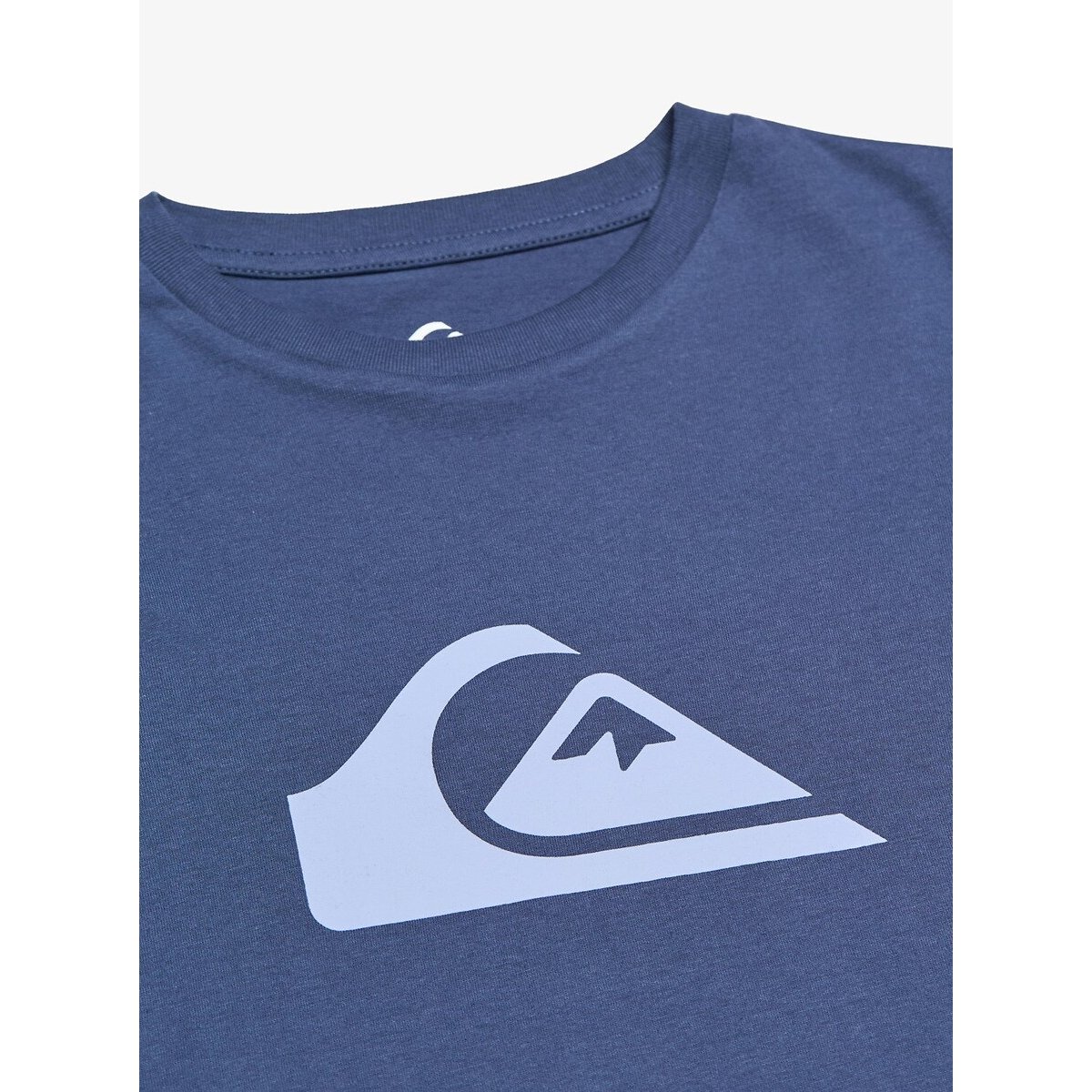 T-shirt manches courtes, imprimé devant bleu, QUIKSILVER