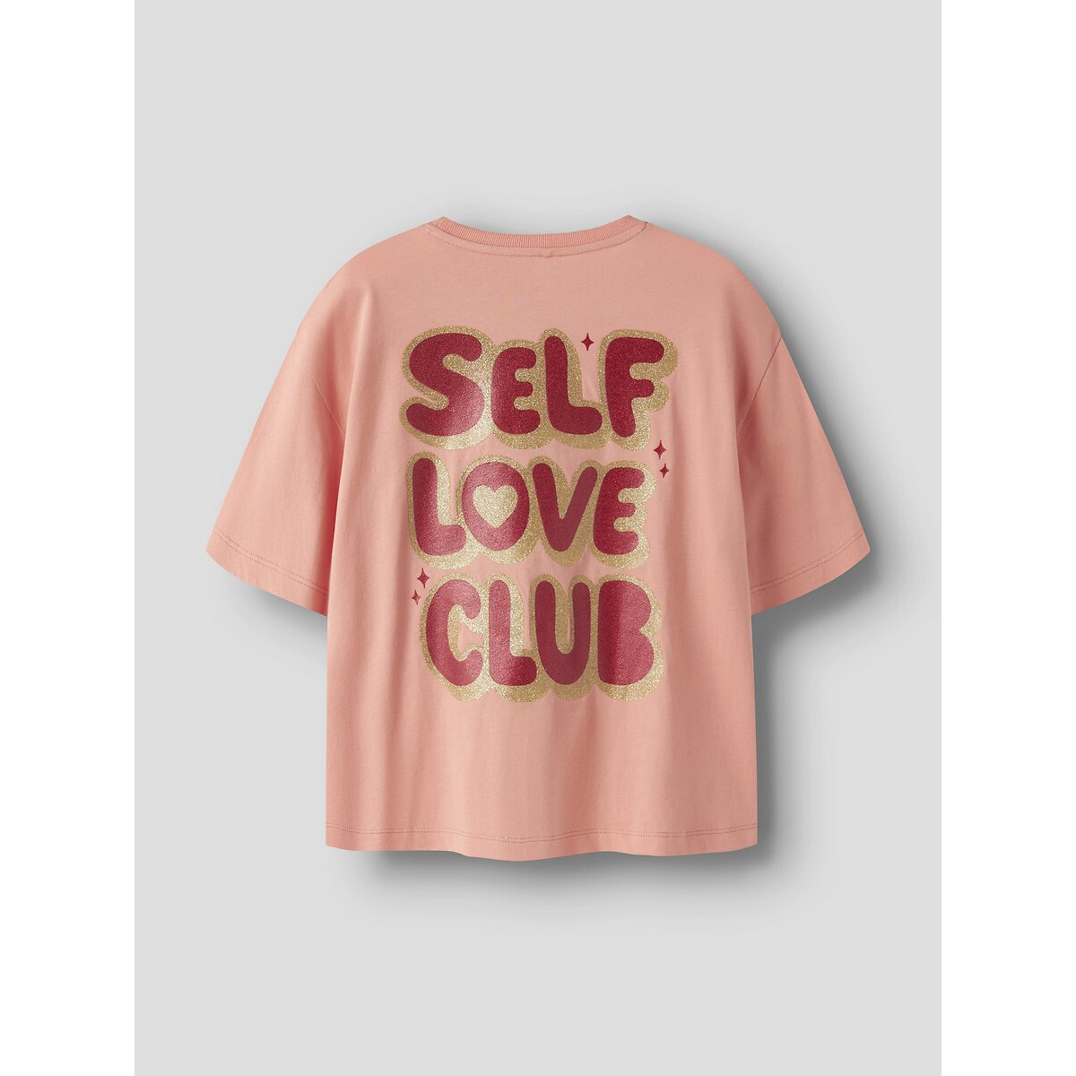 Camiseta de manga corta rojo coral, NAME IT