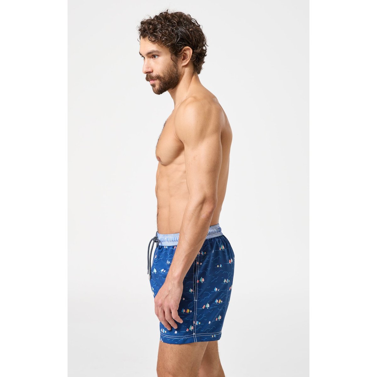 Short de bain imprimé Tranquill'été marine, ARTHUR