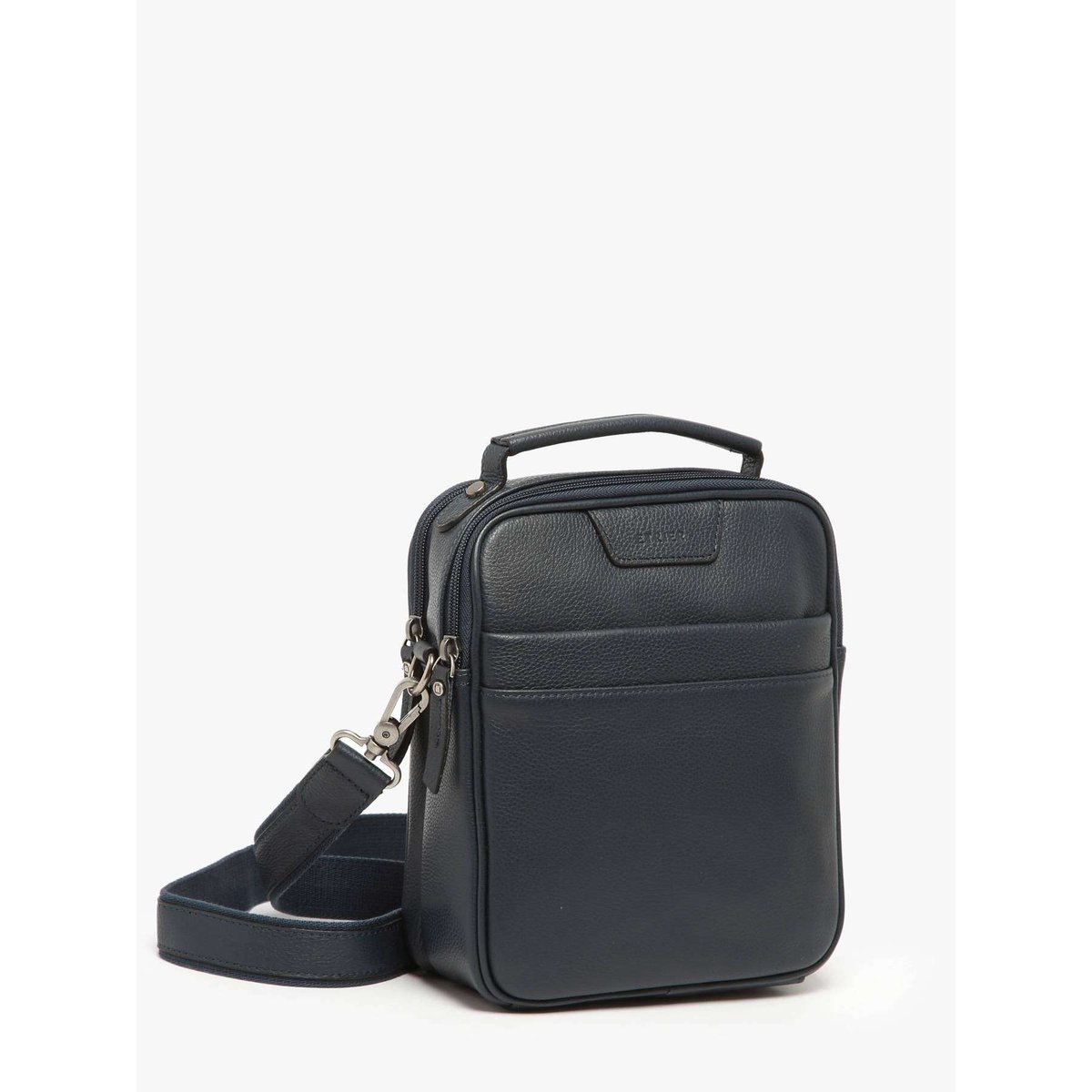 Sac bandoulière Flandres cuir marine, ETRIER