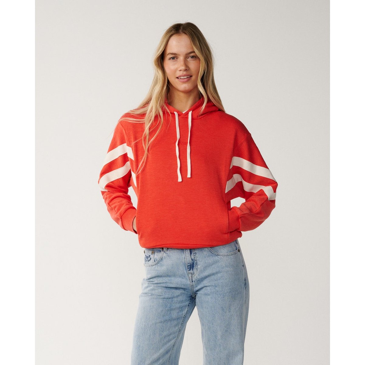 Sweat à capuche SURF REVIVALRelax red, RIP CURL