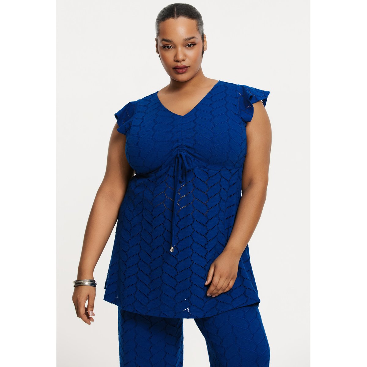 Tunique sans manches indigo, YOEK