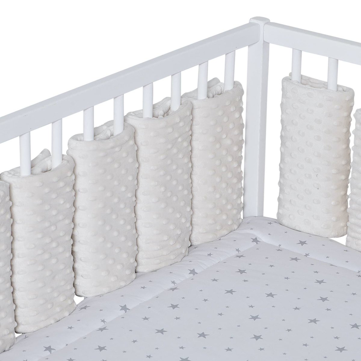 Tour de lit modulable 10 pièces extra doux, MINKY écru, SEVIRA KIDS