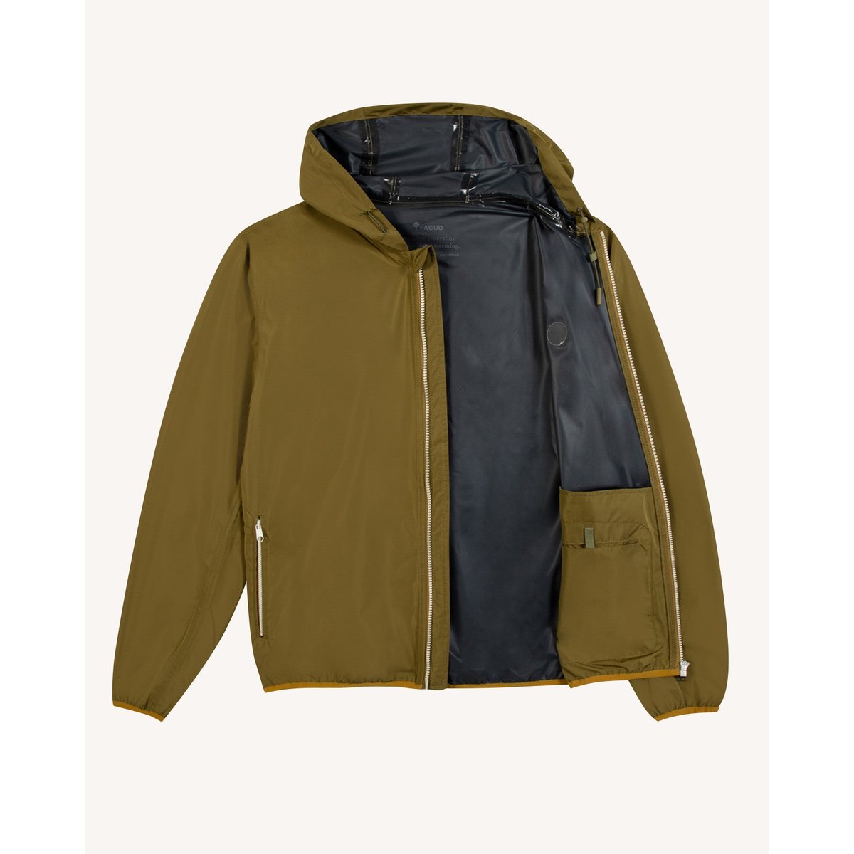 Imperméable CARNOET kaki foncé, FAGUO