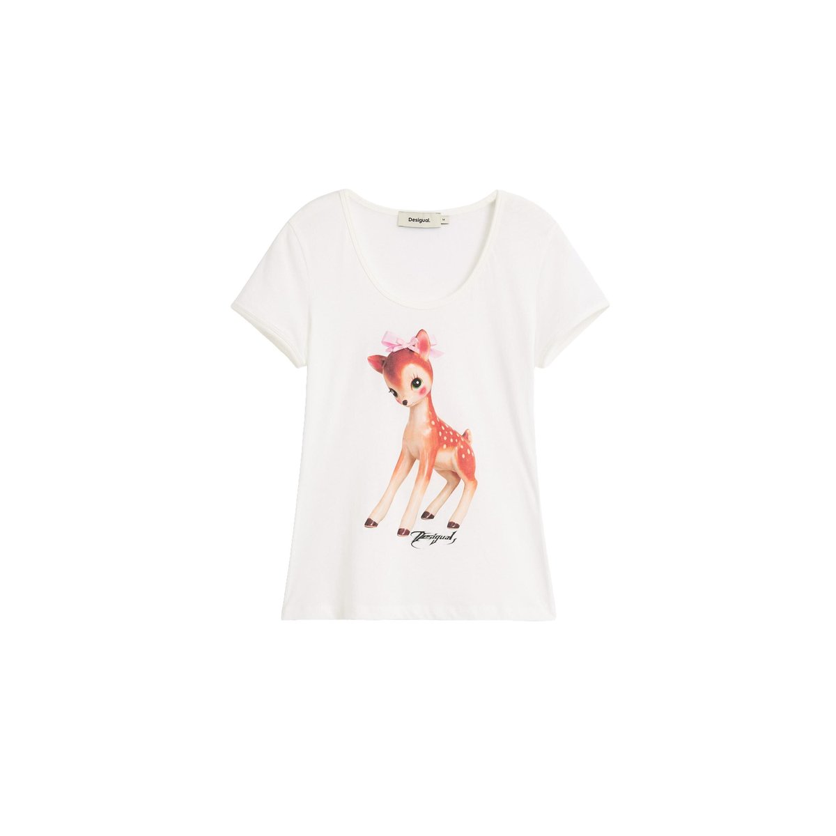 Pantalon en jean Papillons blanc, DESIGUAL