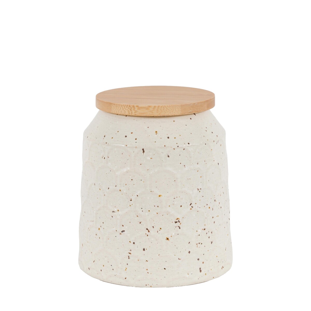 15.5cm Ceramic Storage Jar in Natural natural, ÉDITÉ