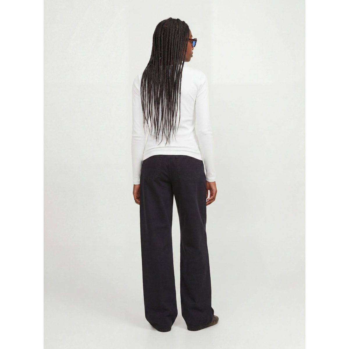 Jeans À Coupe Tonneau black denim 1, JJXX