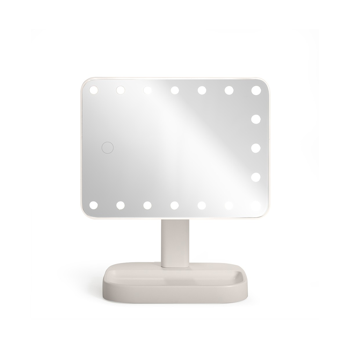 Miroir de maquillage lumineux gris, LIVOO