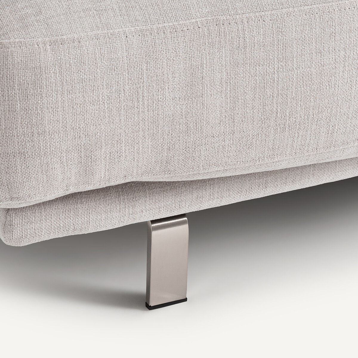 Canapé polyester coton, Orizonte gris clair, AM.PM