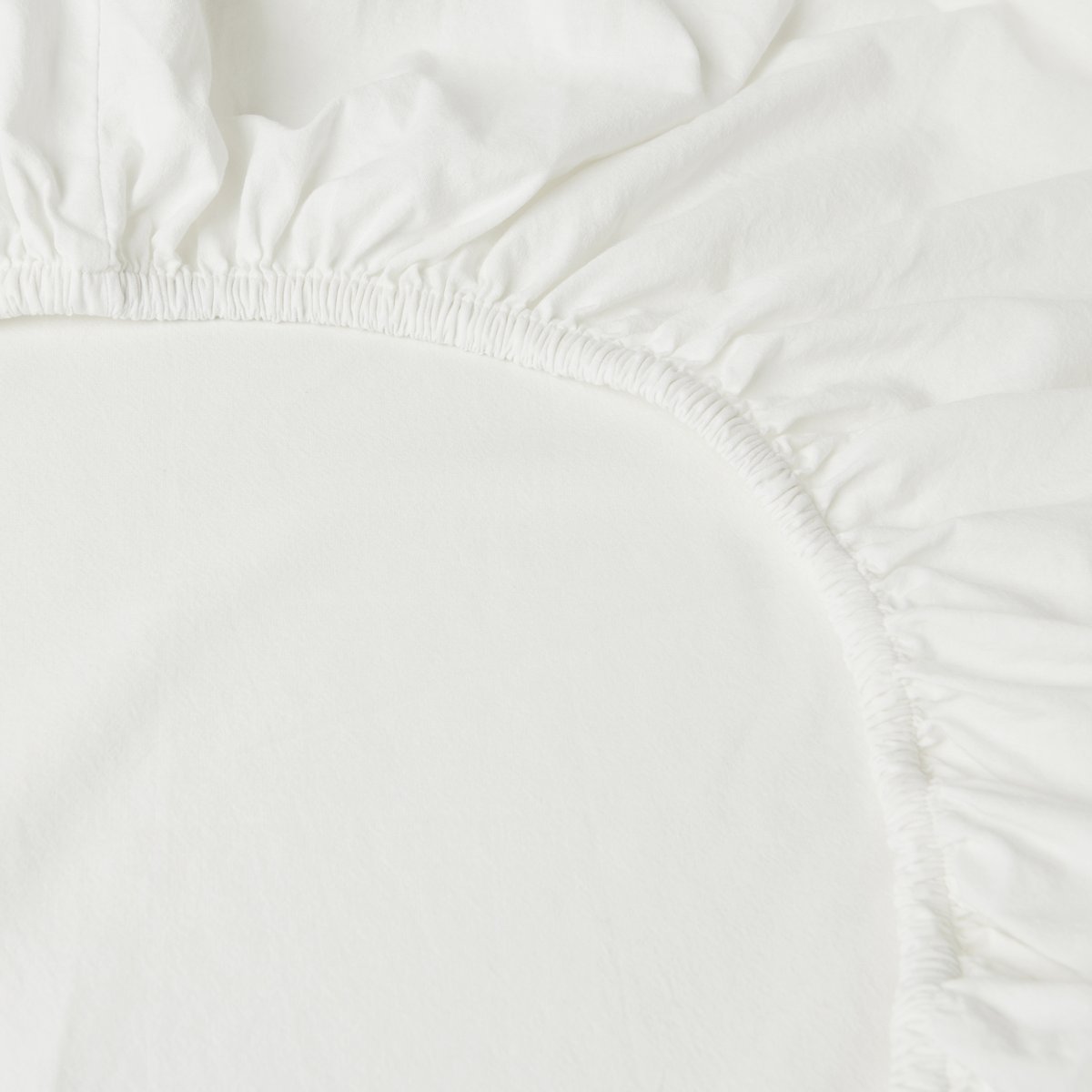 Drap housse coton ORIGINE ivoire, CARRE BLANC