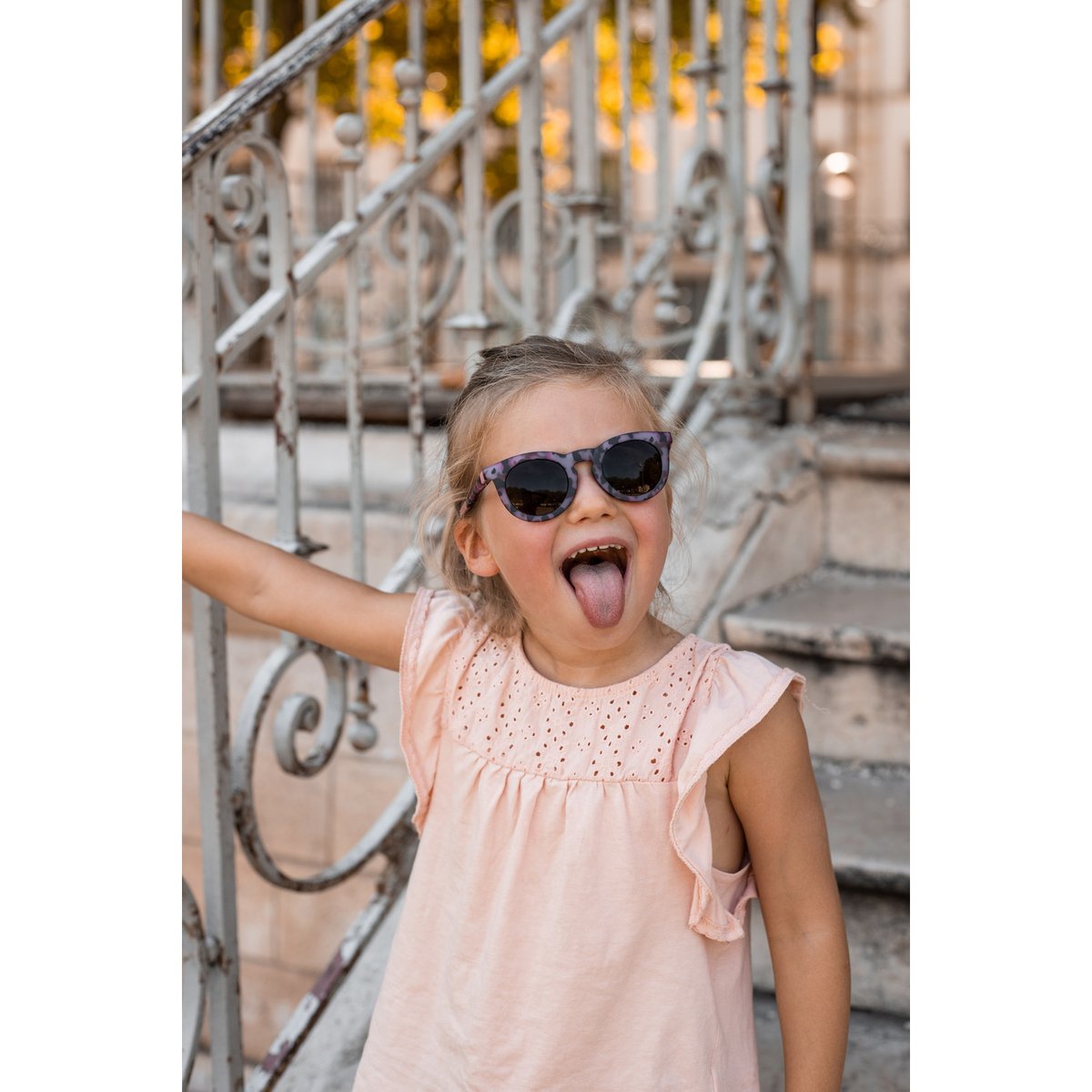 Lunettes de soleil enfant 4-6 ans écaille rose, BEABA