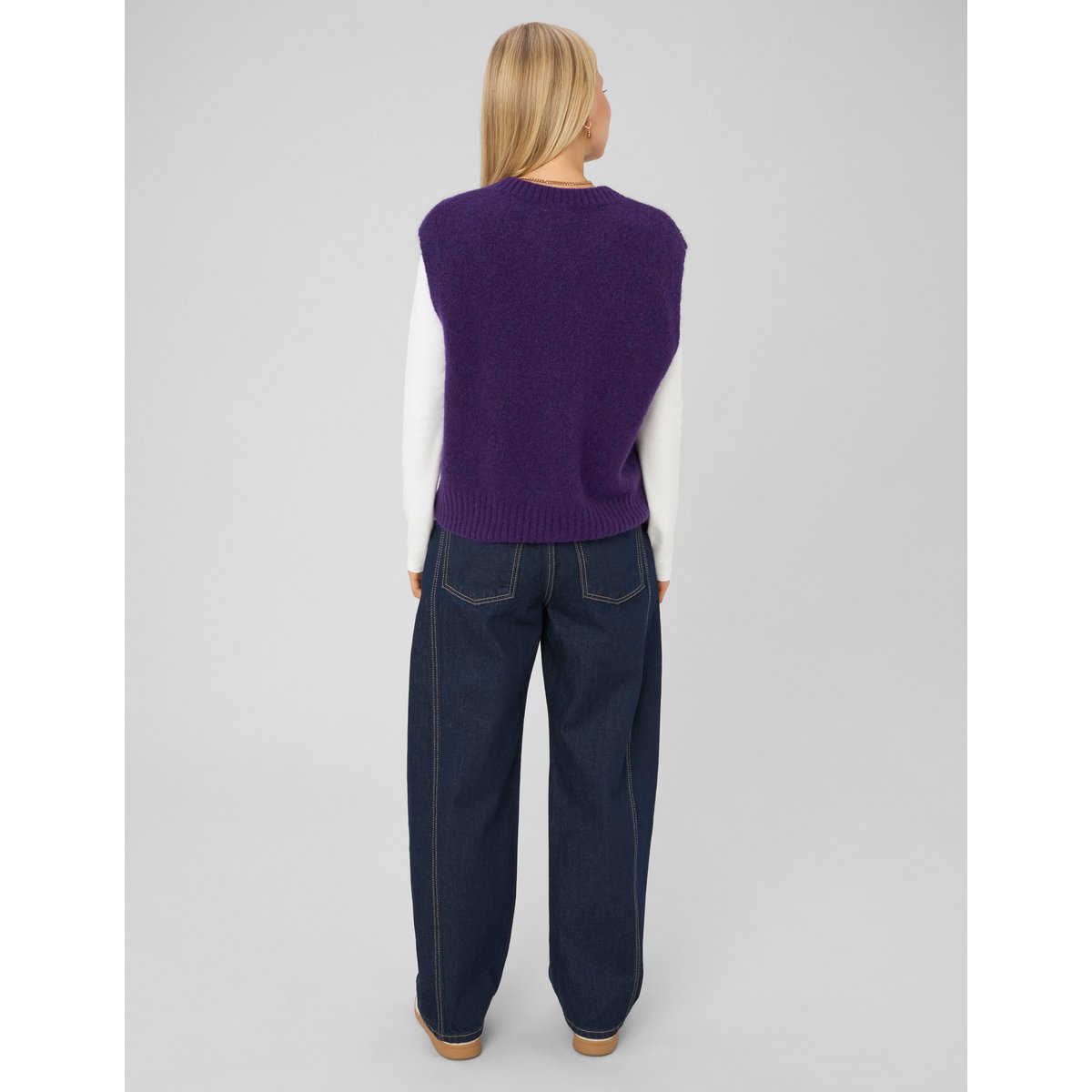 Pull sans manche premium violet, BZB
