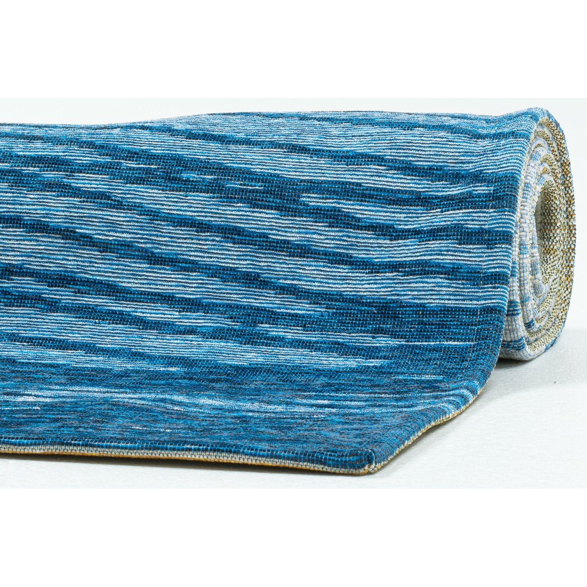 Tapis salon moderne - KEITUM bleu, THEKO