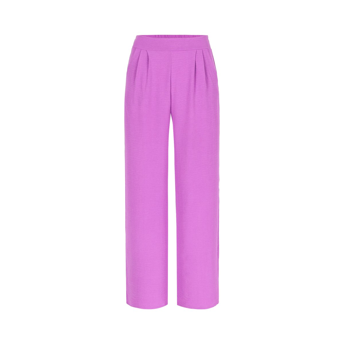 Pantalon large fluide purple blush, LOLALIZA