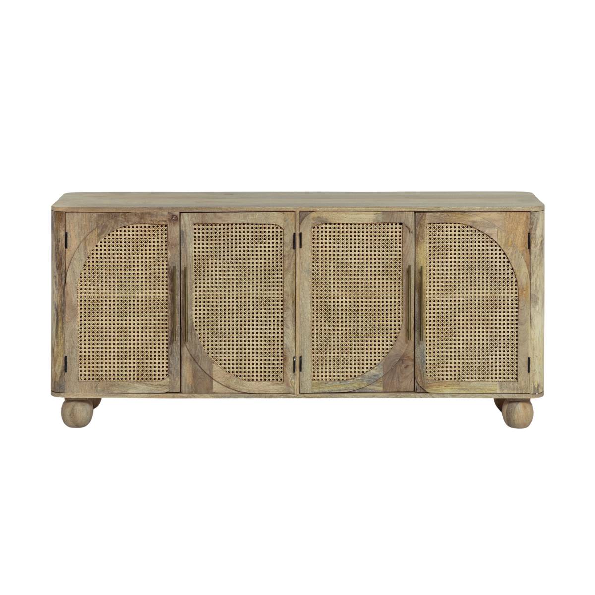 Buffet en bois de manguier THORA bois clair, MADE IN MEUBLES