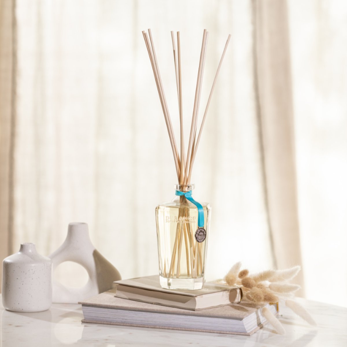 Recharge grand format diffuseur FLEUR DE MONOÏ couleur unique, DURANCE