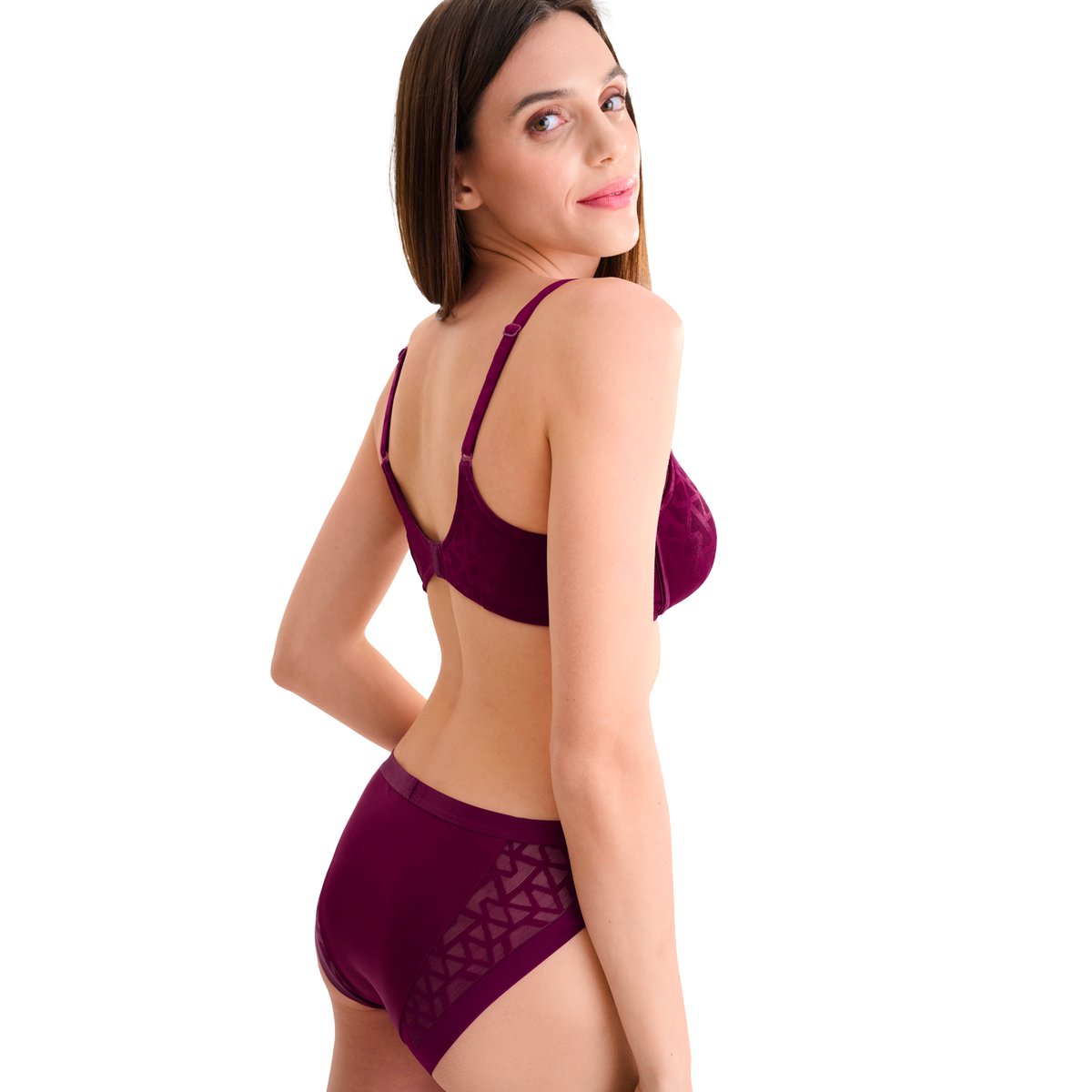 Soutien-gorge sans armatures Opal magenta, LISCA