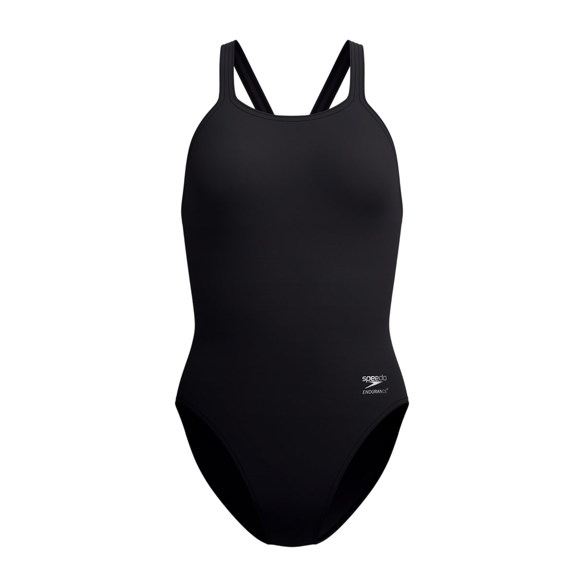 Maillot de bain 1 pièce motif/style uni noir, SPEEDO
