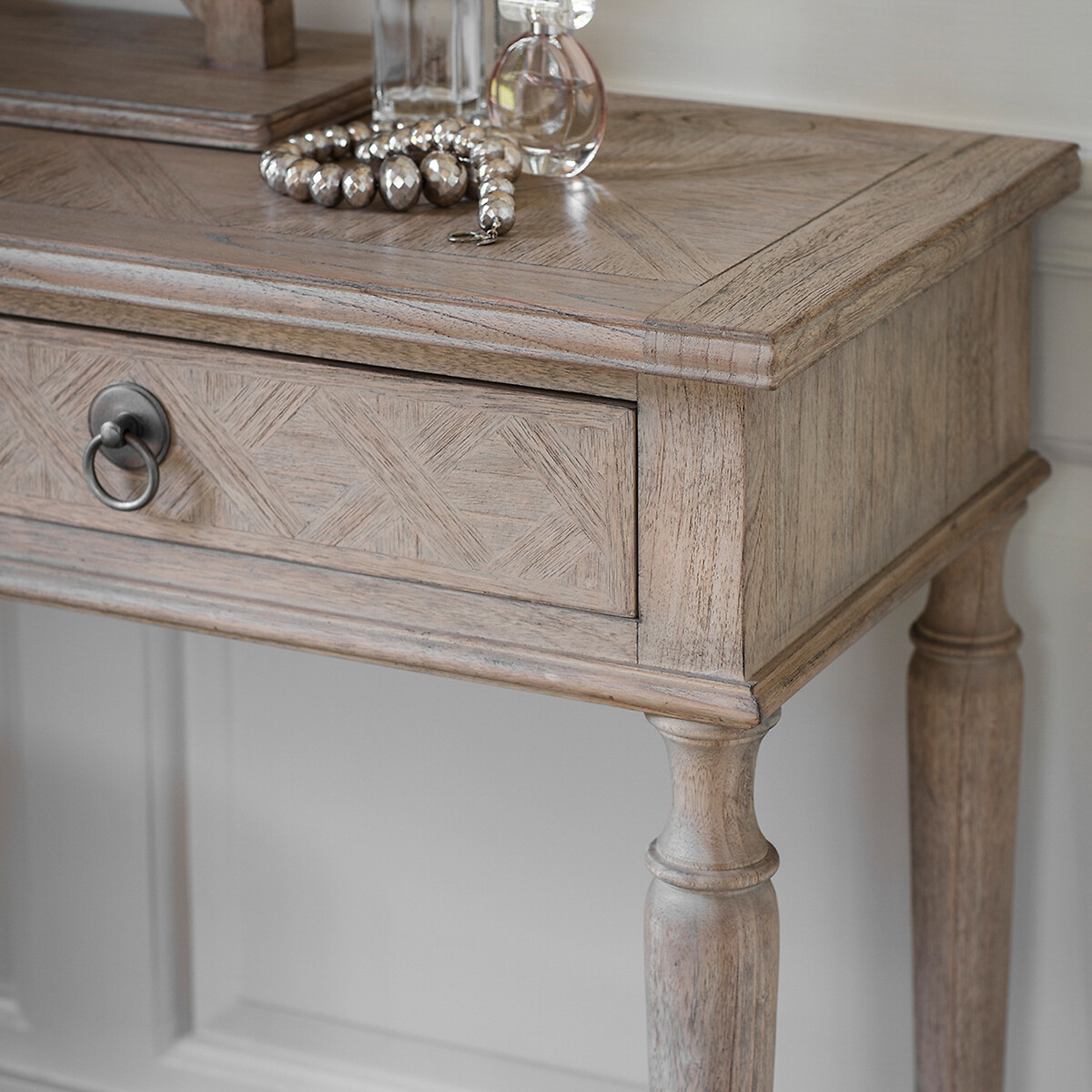 Nashik Ash Wood Parquet Dressing Table natural, ÉDITÉ