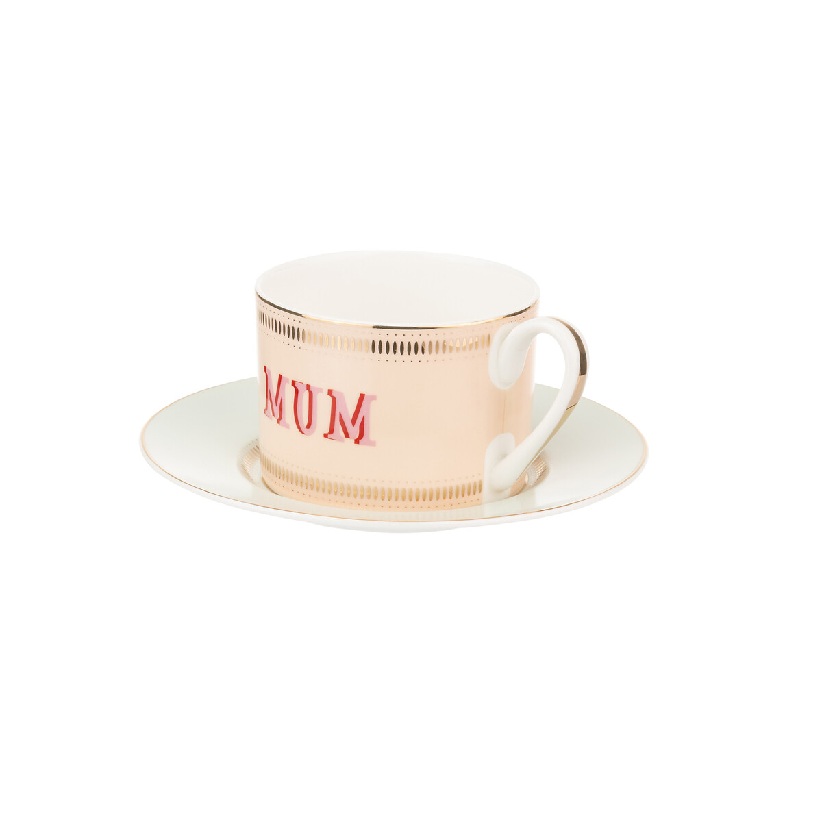 "Mum" Teacup & Saucer multi-coloured, YVONNE ELLEN
