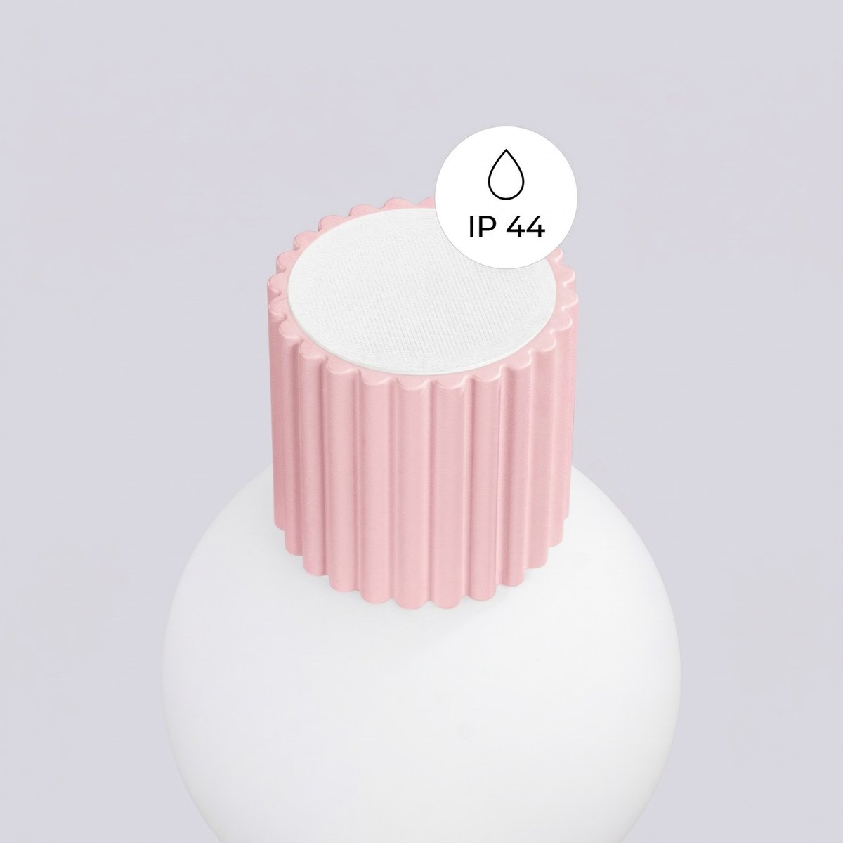 Applique murale Aluminium Rose G9 1 Halo rose, EDEN