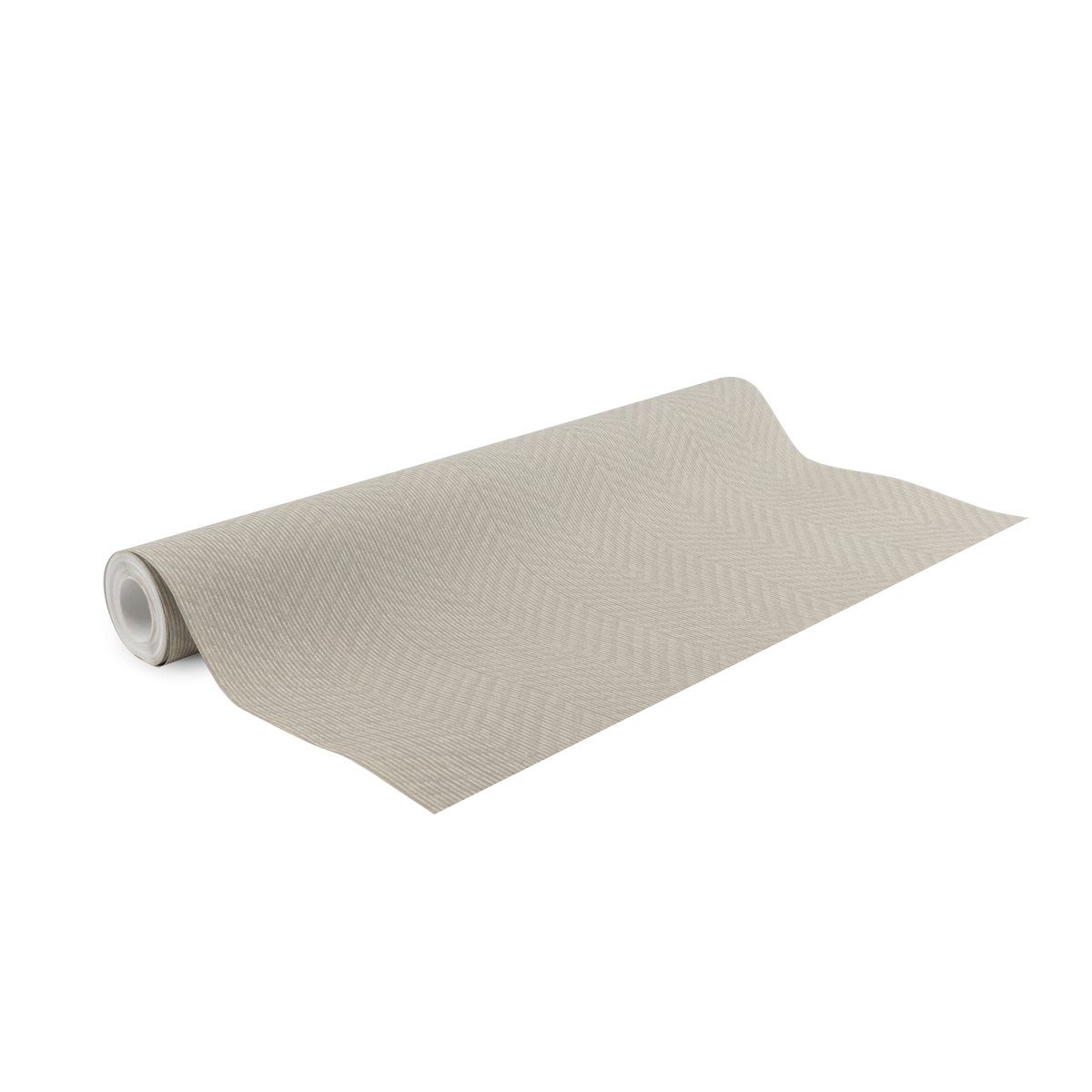 Papier peint Chevrons effet tissé beige grisé, VTWONEN