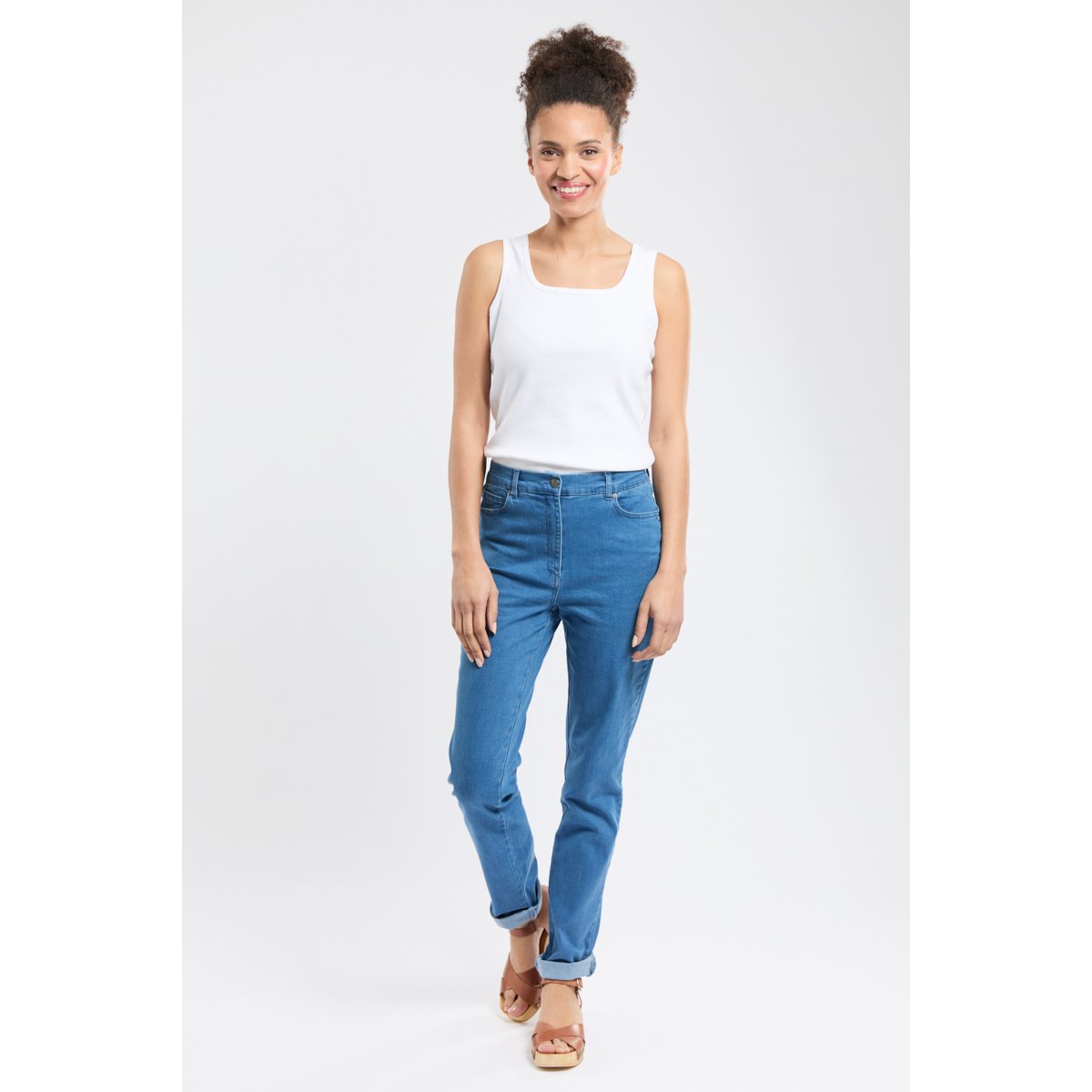 Jeans coupe slim en extensible APACHE denim, KARTING