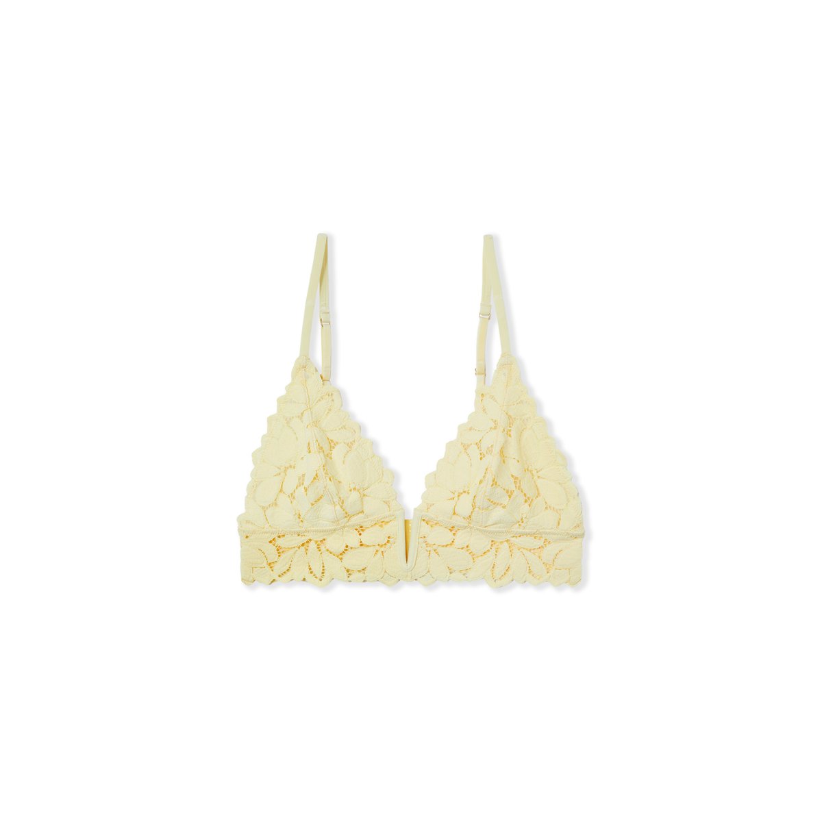 Soutien-gorge triangle avec dentelle CELESTE vanille, ETAM