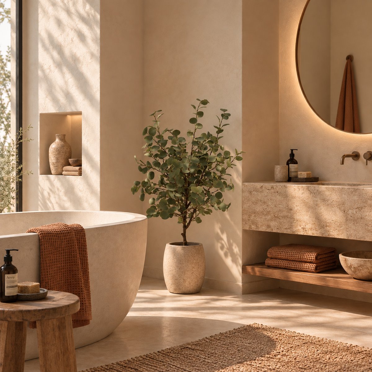 Eucalyptus artificiel 135cm autres, LIGNE DECO