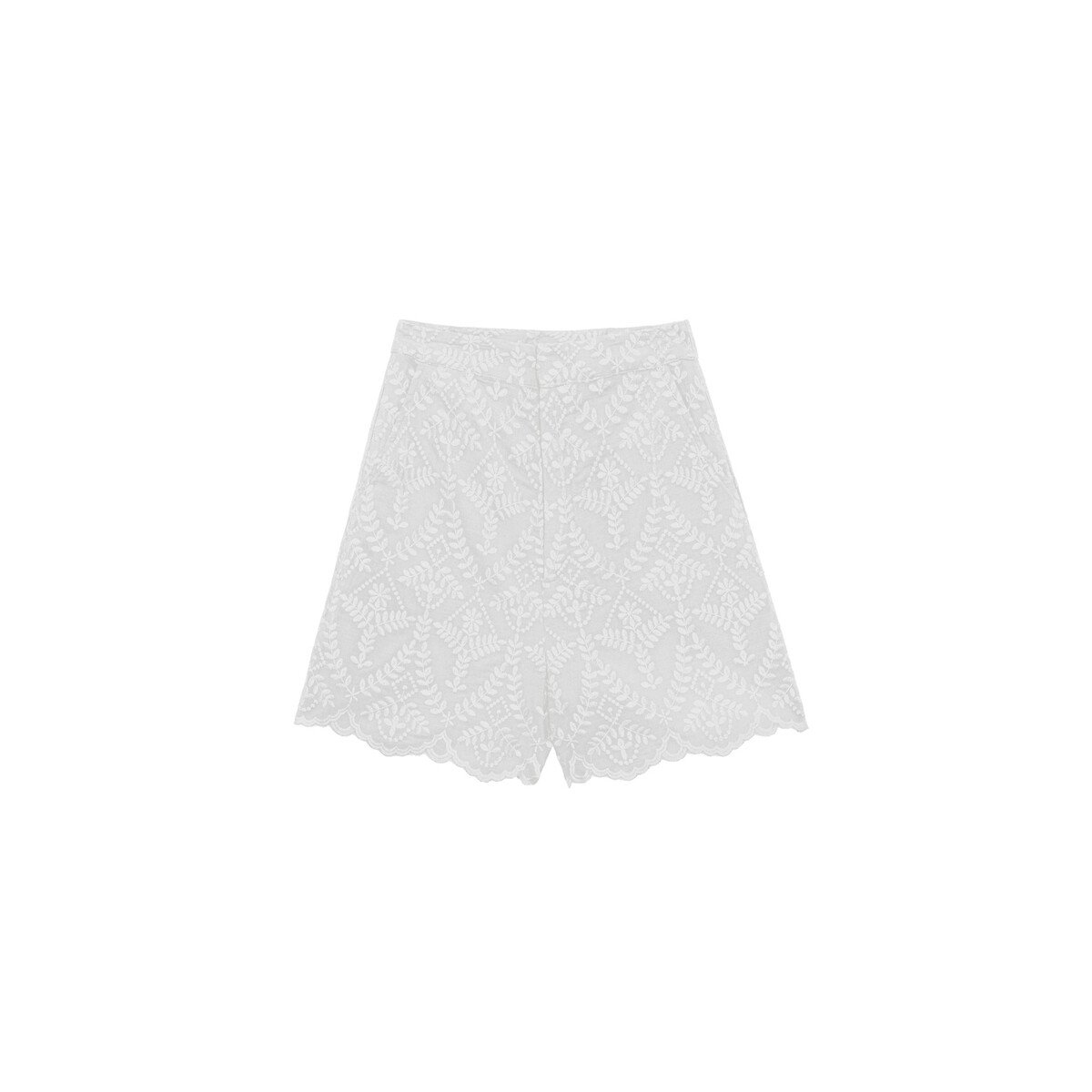 Sonia Embroidered Shorts ecru , LA PETITE ETOILE